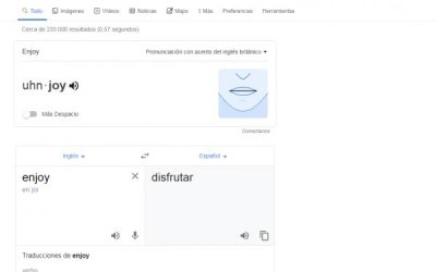 Google te enseña a pronunciar inglés fácil.